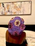 Purple Large Satin Lined Bonnet